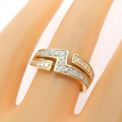 Nhẫn kim cương K18YG/K18WG 0.32CT - Hàng hiệu Chính hãng 852068