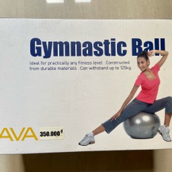Gymnastic Ball Bóng tập thể dục/ Yoga 45cm AVA Sport PVC Bạc