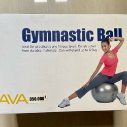 Gymnastic Ball Bóng tập thể dục/ Yoga 45cm AVA Sport PVC Bạc 189730