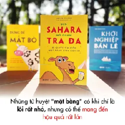 Đến Sahara Mở Quán Trà Đá - Minh Phan - GIVER BOOKS - MARKETING KINH DOANH 595442
