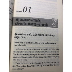OJT Công cụ phát triển nguồn nhân lực thừa kế 2021 mới 90% Nakao Yusuke HPB1507 KỸ NĂNG 916490