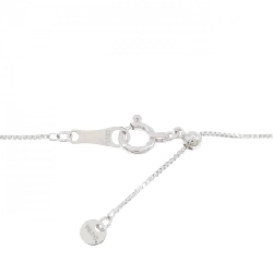 K18WG Chữ cái Y × Vương miện Sapphire Dây chuyền 0.02CT - Hàng hiệu Chính hãng 859811