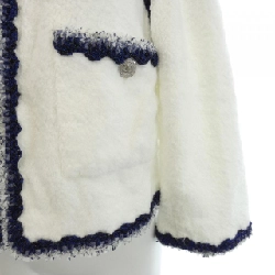 【Mã giảm giá】Áo khoác không cổ CHANEL 636231