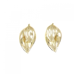 Bông tai lá 750YG/K18YG - Hàng hiệu Authentic