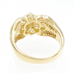 Nhẫn kim cương hoa K18YG 2.05CT 667597