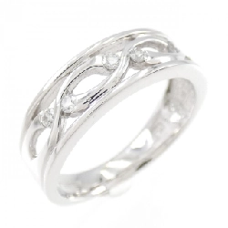 Nhẫn kim cương K18WG 0.13CT