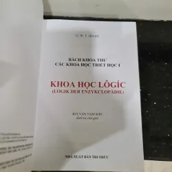 Bách khoa thư các khoa học triết học I: Khoa học logic - Hegel 558842