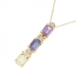 K18YG Sapphire Necklace 0.76CT - Hàng hiệu Authentic 865048