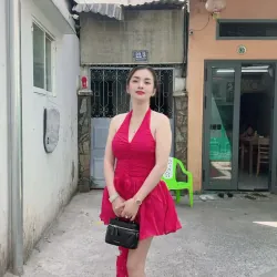 Đầm tơ yếm hở lưng có đệm ngực mềm cuộn bông kèm quần  1033109