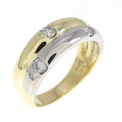 Nhẫn kim cương K18YG/PT 0.20CT