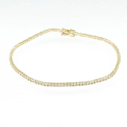 K18YG Vòng tay kim cương 1.33CT - Hàng hiệu Chính hãng 869689