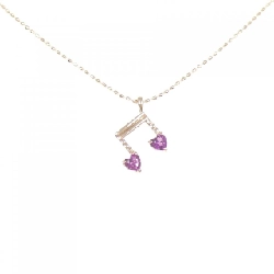 K10PG Âm符 Garnet Dây chuyền - Hàng hiệu Chính hãng