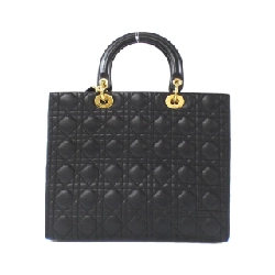【Vintage】Christian Dior Lady Dior Large CAL44560 Bag 617778