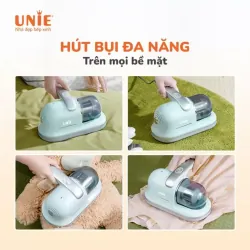 Máy hút bụi chăn đệm UNIE UMV62 lực hút 12500 PA, đèn UV diệt 99,9%, hút trên mọi bề mặt 733282