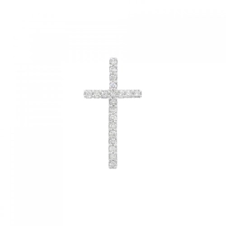 Bông tai kim cương chéo Bijou de M 0.25CT một bên - Hàng hiệu Authentic