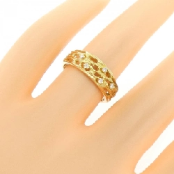 Nhẫn kim cương K18YG - Hàng hiệu Authentic 854033