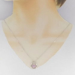 K18WG Dây chuyền hoa sapphire 0.50CT - Hàng hiệu chính hãng 861034