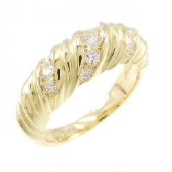 Nhẫn kim cương 750YG 0.25CT