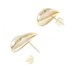 K18YG Mabe Pearl Earrings - Hàng hiệu Authentic 869914