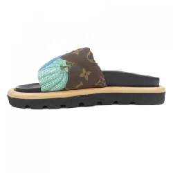Louis Vuitton LOUIS VUITTON Bình gourd Yayoi Kusama LV×YK Bể bơi gối - Dòng Mules Sandal 658980