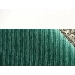 Dải obi Nagoya Kawabata Yoshio - Vải in gỗ Ấn Độ cổ đại - Hàng hiệu Authentic 880038