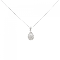 K18WG Dây chuyền kim cương 0.20CT - Hàng hiệu Chính hãng