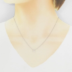 PT950 Solitaire Diamond Necklace - Hàng hiệu Authentic 861752