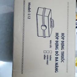 Hộp đựng 3 tầng - trắng (mới) 786210