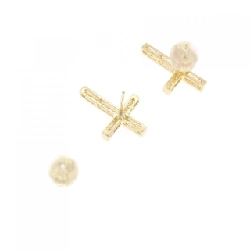 K18YG Bông tai kim cương chéo 0.40CT - Hàng hiệu Chính hãng 867512