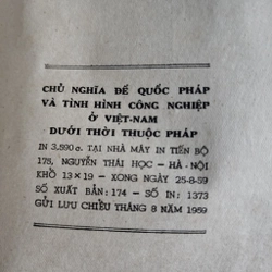 Chủ nghĩa đế quốc Pháp và công nghiệp ở Việt nam thời thuộc Pháp | Phạm Đình Tân | 1959 523730