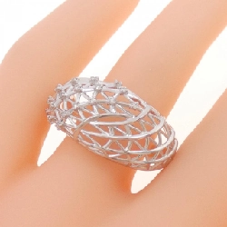 Nhẫn kim cương K18WG 0.08CT 665964