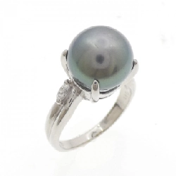 Nhẫn ngọc trai đen PT900 11.4mm - Hàng hiệu Chính hãng