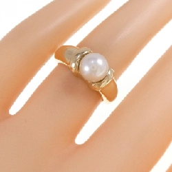 Nhẫn ngọc trai Akoya K18YG 6.9mm 668165