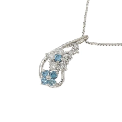 K18WG Hoa Kim Cương Dây Chuyền 0.44CT - Hàng hiệu Chính hãng 863429