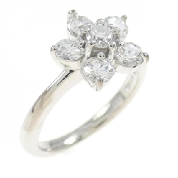 Nhẫn kim cương K18WG hoa 0.72CT