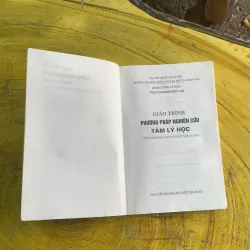 GIÁO TRÌNH PHƯƠNG PHÁP NGHIÊN CỨU TÂM LÝ HỌC - HOÀNG MỘC LAN 937183