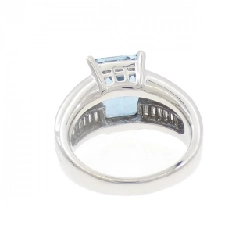 Nhẫn Aquamarine PT900 3.85CT - Hàng hiệu Authentic 849005