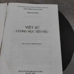 Việt sử cương mục tiết yếu của Đặng Xuân Bảng  1001930