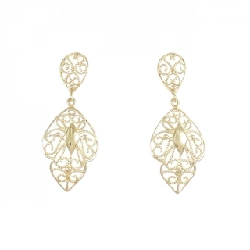 K18YG Bông tai - Hàng hiệu Authentic