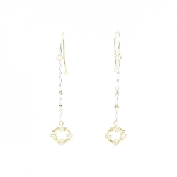 K18YG Bông tai kim cương 0.08CT - Hàng hiệu Chính hãng