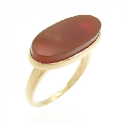 Nhẫn Agate K18YG - Hàng hiệu Chính hãng