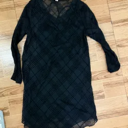 Set váy voan đen kèm váy dây