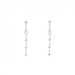 K18WG Bông tai kim cương 0.20CT - Hàng hiệu Chính hãng