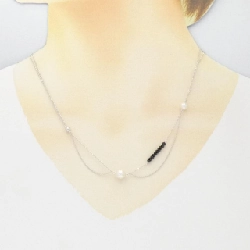 Dây chuyền ngọc trai Akoya Tasaki - Hàng hiệu Authentic 841642