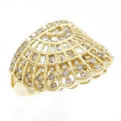 Nhẫn kim cương K18YG 1.17CT