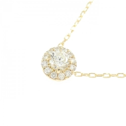 K18YG Dây chuyền kim cương 0.200CT - Hàng hiệu Authentic 858476