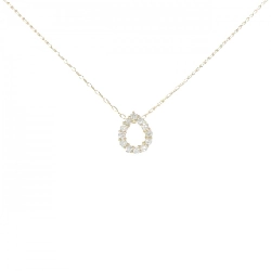 K18YG Dây chuyền kim cương 0.10CT - Hàng hiệu Chính hãng