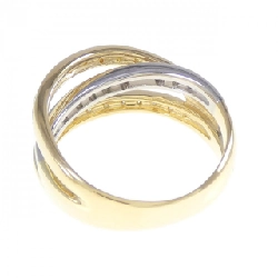 Nhẫn kim cương K18YG/PT900 0.50CT 670351