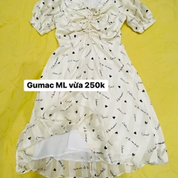 Đầm gumac size M,  L nhỏ vừa