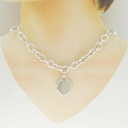 Dây chuyền Tiffany Heart Tag - Hàng hiệu Authentic 843073